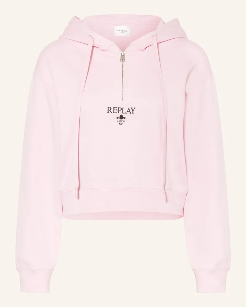 Replay Hoodie Rosa