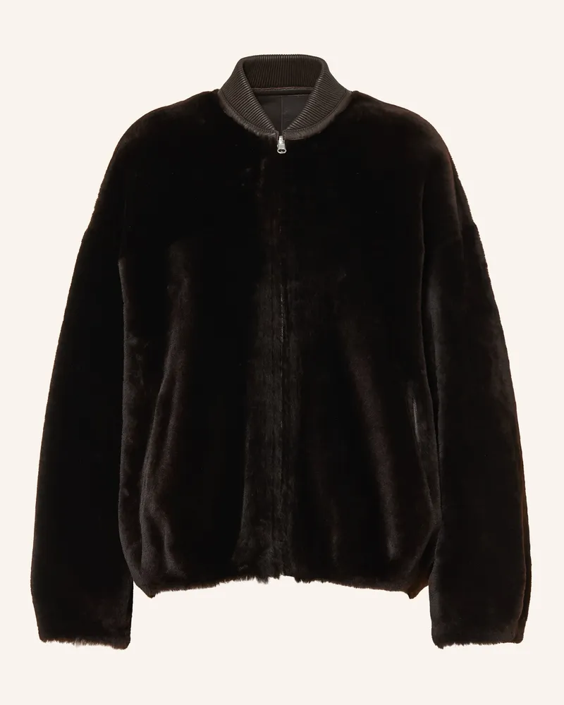 Arma Lederjacke Violet Zum Wenden braun Dunkelbraun