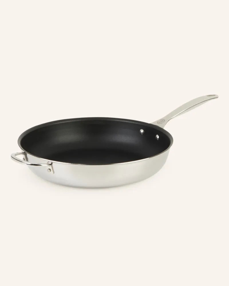 Le Creuset Bratpfanne 3-Ply Plus silber Silber