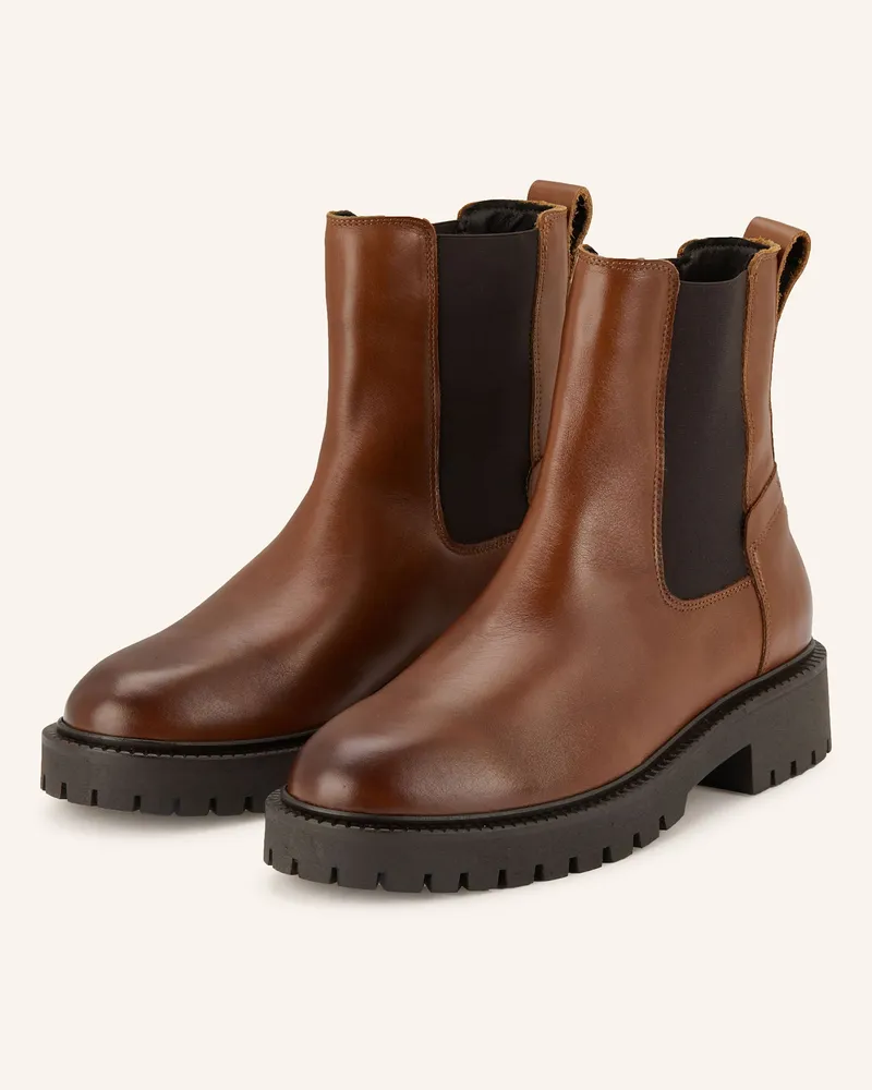 Marc O'Polo Chelsea-Boots Braun