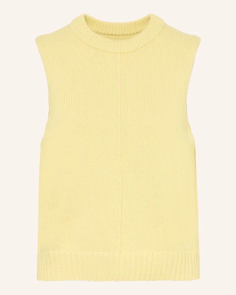Barbour Stricktop gelb Dunkelgelb