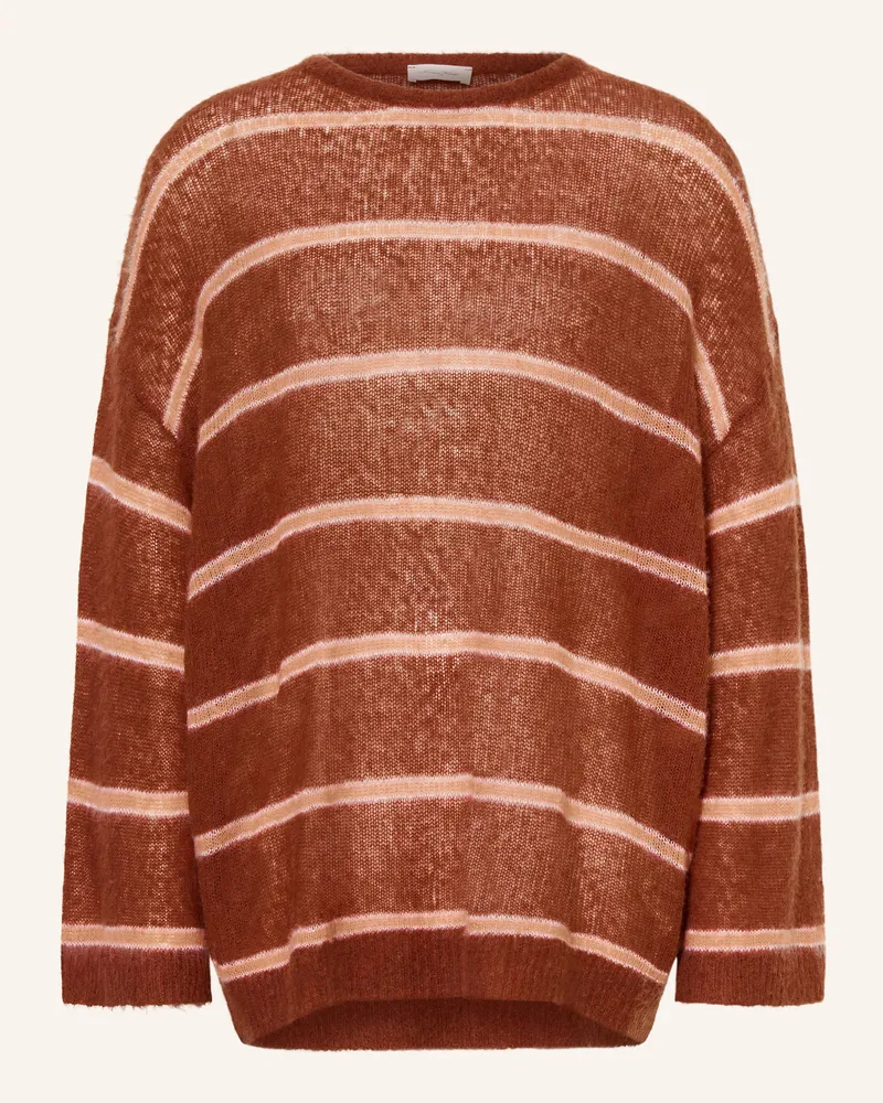 American Vintage Pullover Bodyrow braun Rot