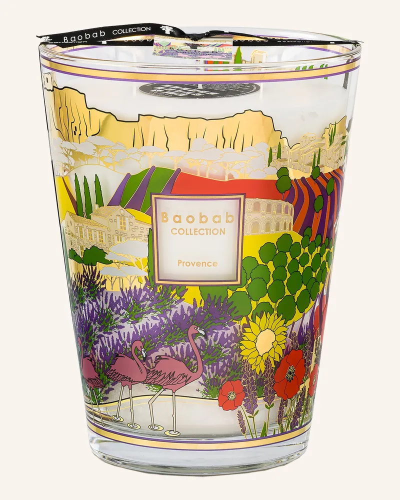 Baobab Collection Duftkerze Provence weiss Gold