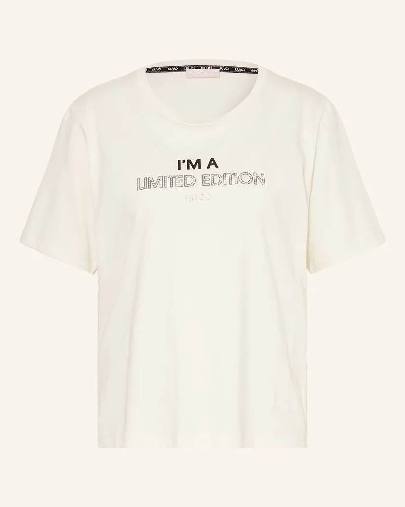 Liu Jo T-Shirt Mit Schmucksteinen weiss Weiss