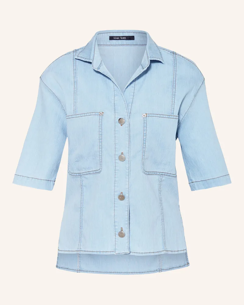 MARC AUREL Bluse In Jeansoptik blau Hellblau