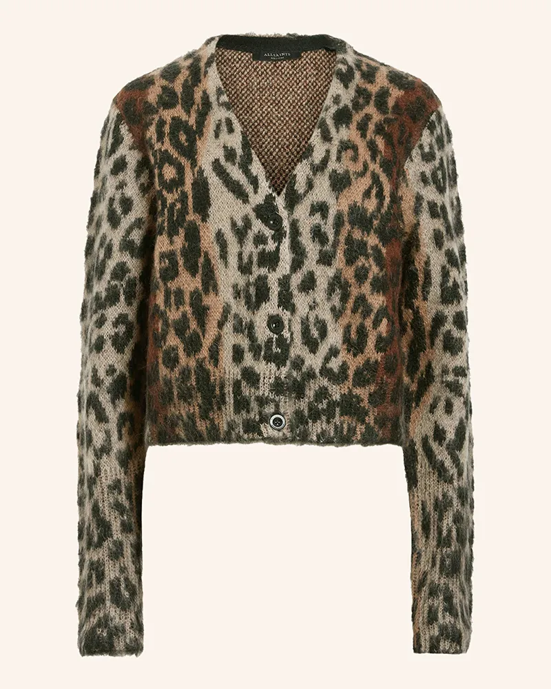 AllSaints Strickjacke WICK LEX mit Mohair Schwarz