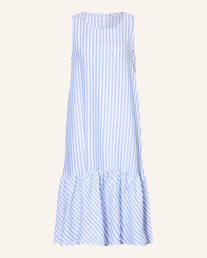 Robert Friedman Leinenkleid blau Blau