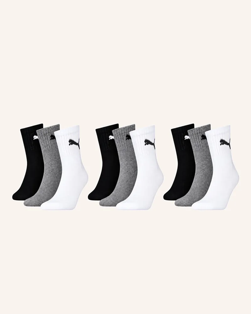 Puma Sportsocken Short Crew 9-Pack blau Ecru