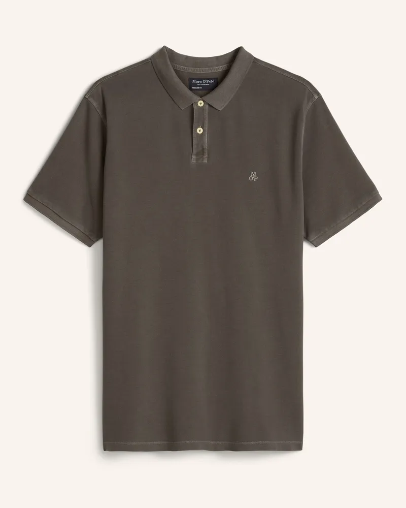 Marc O'Polo Poloshirt braun Dunkelbraun