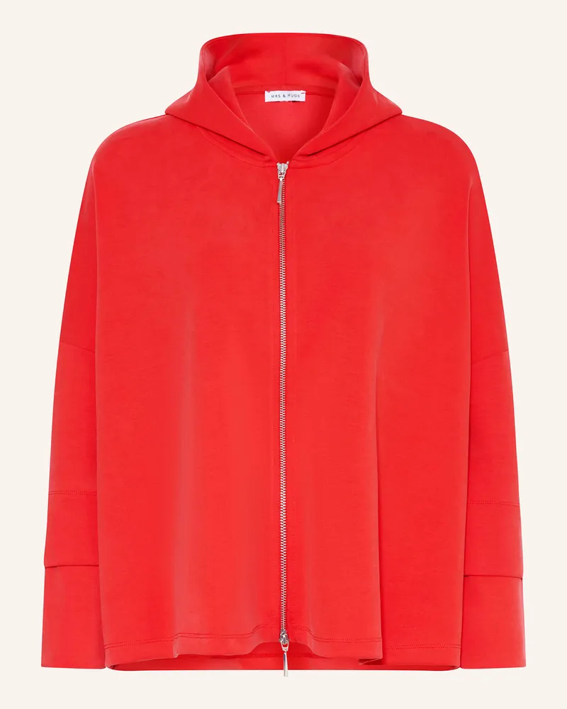 Mrs & HUGS Sweatjacke Rot