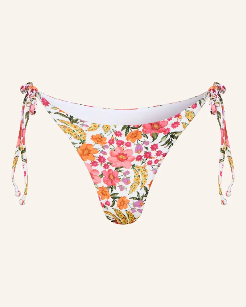FARM Rio Triangel-Bikini-Hose BANANA FLOWERS Weiss