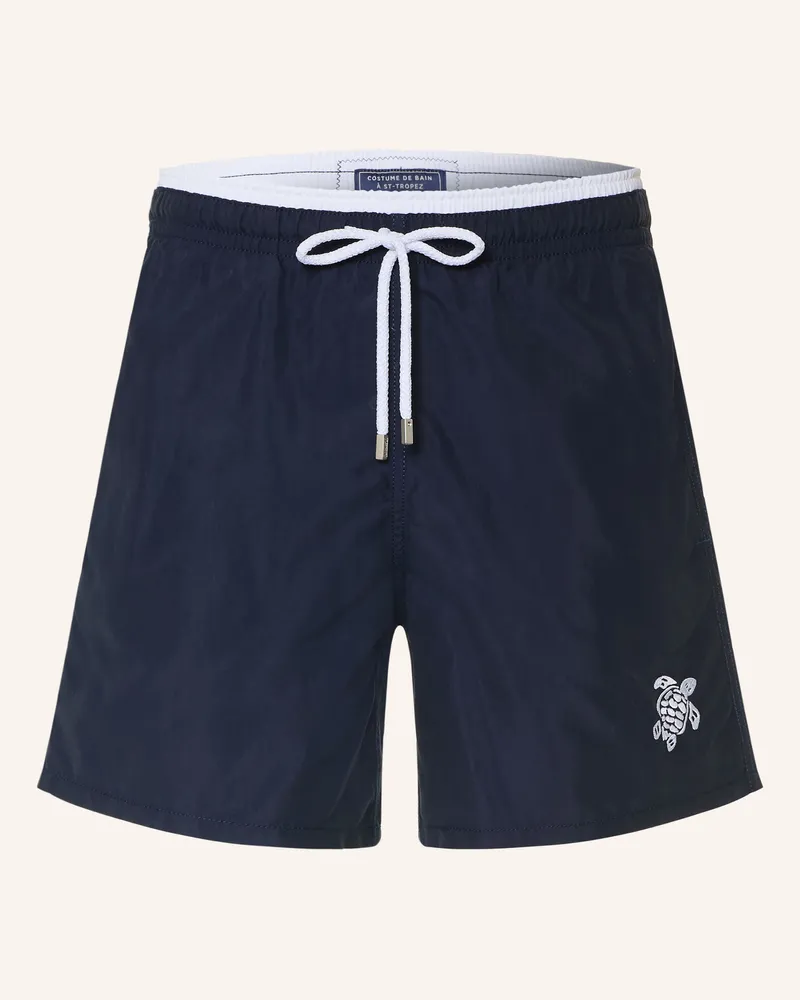 Vilebrequin Badeshorts Moorea blau Dunkelblau