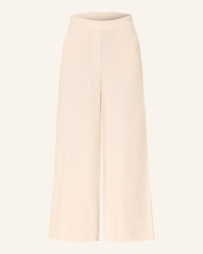 COMMA Marlenehose aus Cord Beige
