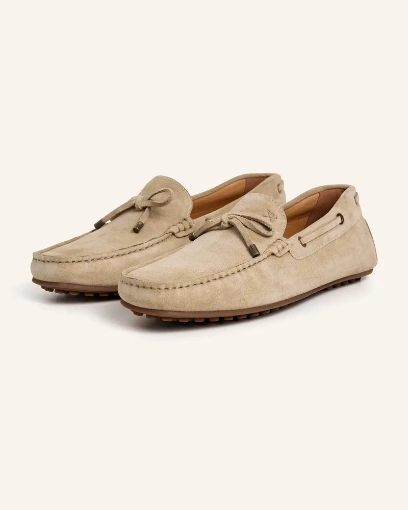 Hackett Loafer Driver Laces beige Beige