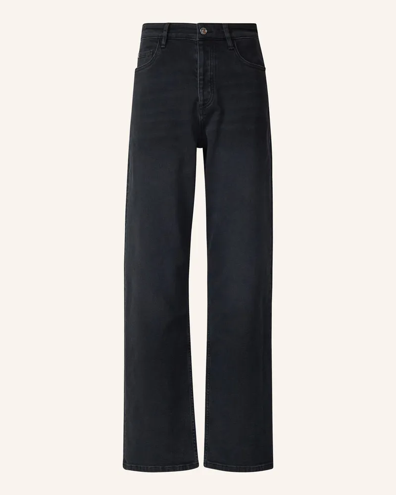 COMMA Jeans-Hose schwarz Schwarz