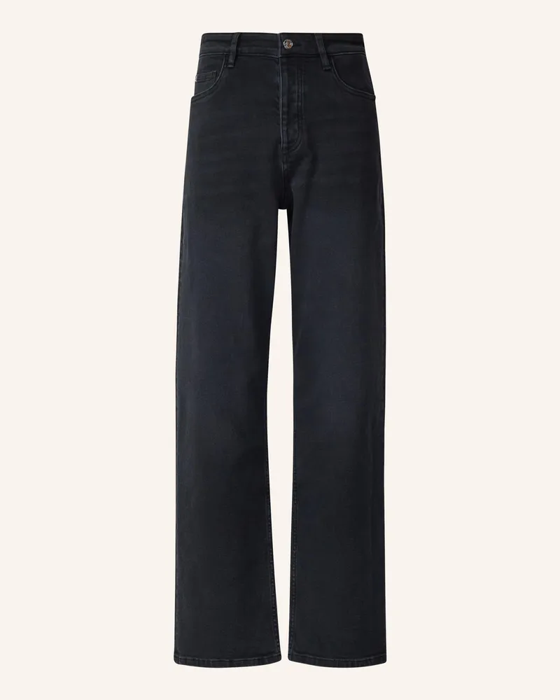 COMMA Jeans-Hose schwarz Schwarz