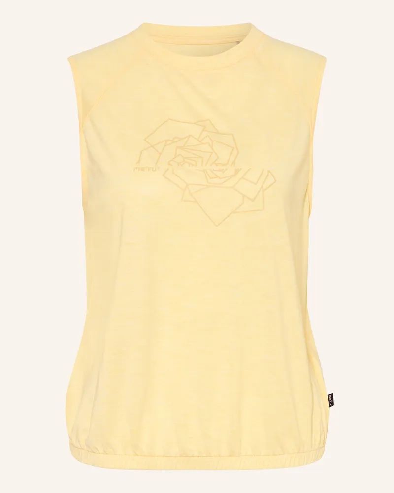 me°ru' Tanktop Camacha beige Hellgelb