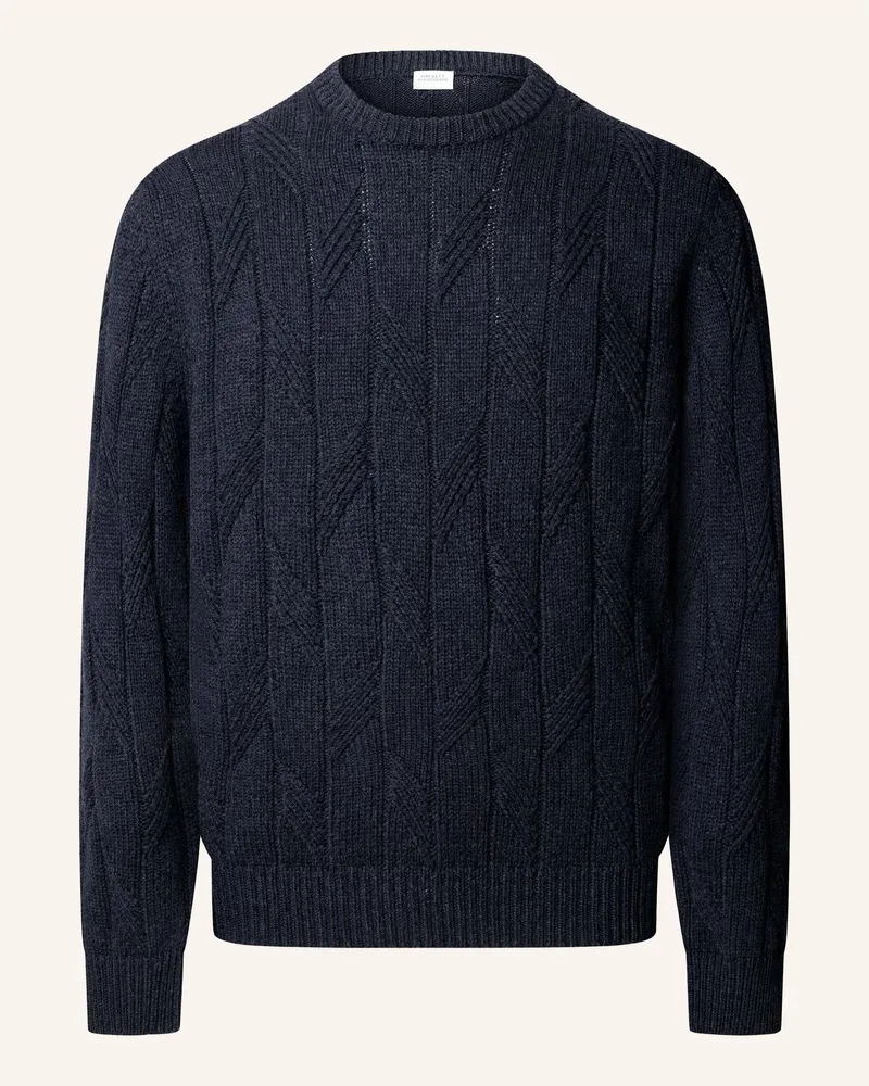 Hackett Pullover Sr Stitch Crew blau Dunkelblau