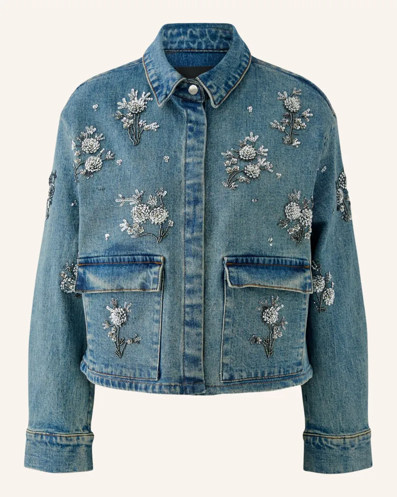 Oui  Jacke blau Blau