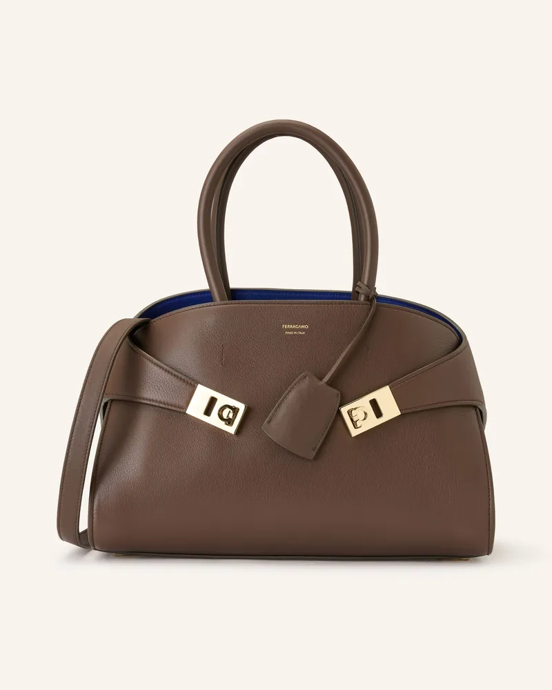 Ferragamo Handtasche Hug braun Braun