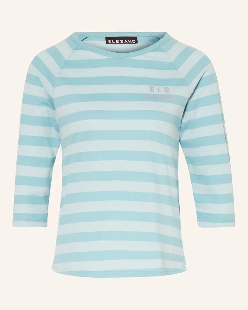 ELBSAND Shirt CELIN mit 3/4-Arm Mint