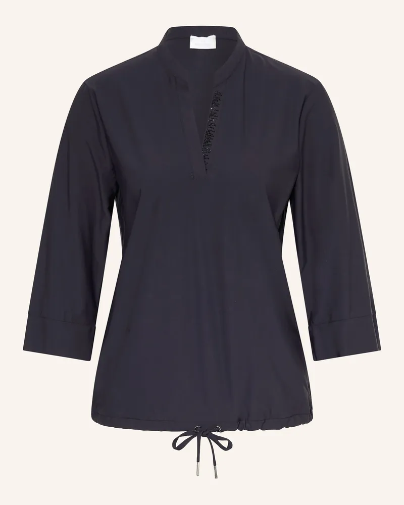 Sportalm Blusenshirt Mit 3/4-Arm Und Schmucksteinen blau Dunkelblau