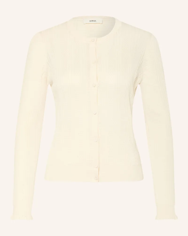 ba&sh Strickjacke Viviana weiss Ecru