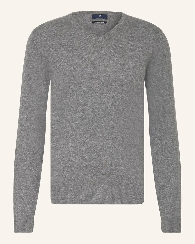 Strokesman's STROKESMAN Cashmere-Pullover Grau
