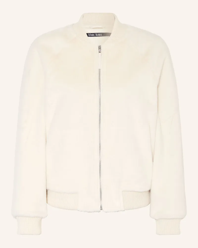 MARC AUREL Kunstfell-Blouson beige Creme