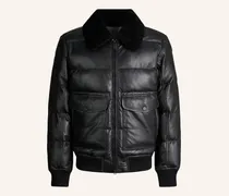 Lederjacke schwarz