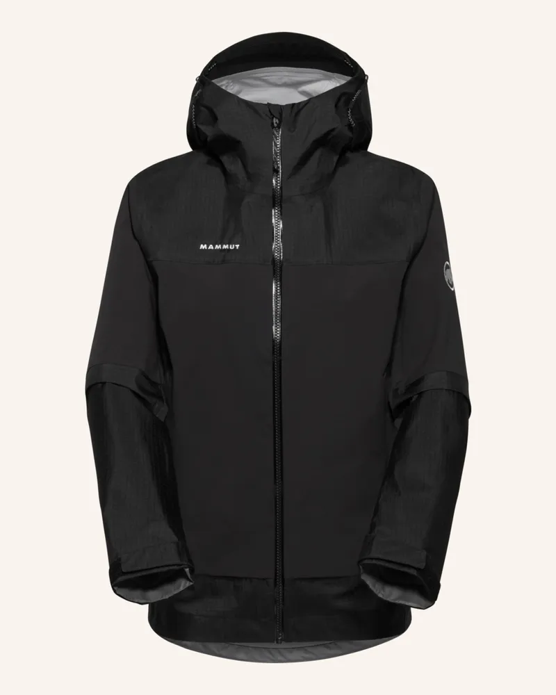 Mammut Hardshelljacke Ducan Guide Hs Mit Kapuze schwarz Schwarz