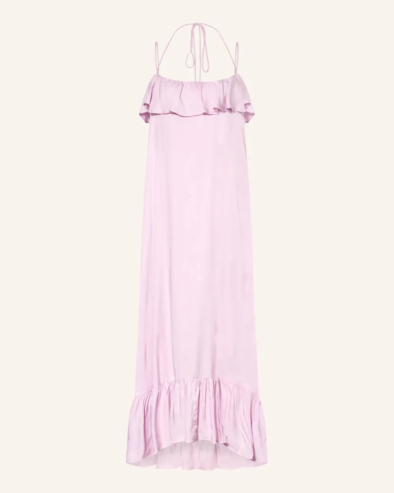 Essentiel Kleid Jeste Mit Rüschen lila Helllila