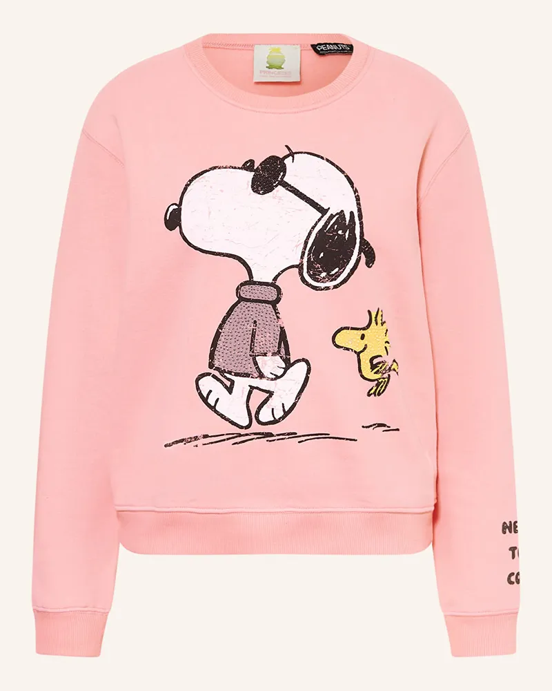 Princess goes Hollywood Sweatshirt Mit Schmucksteinen rosa Rosa