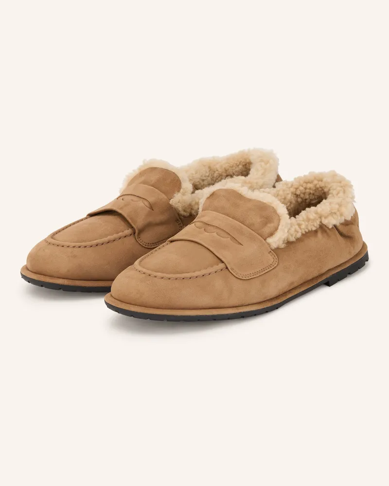 POMME D'OR Penny-Loafer Mia braun Hellbraun