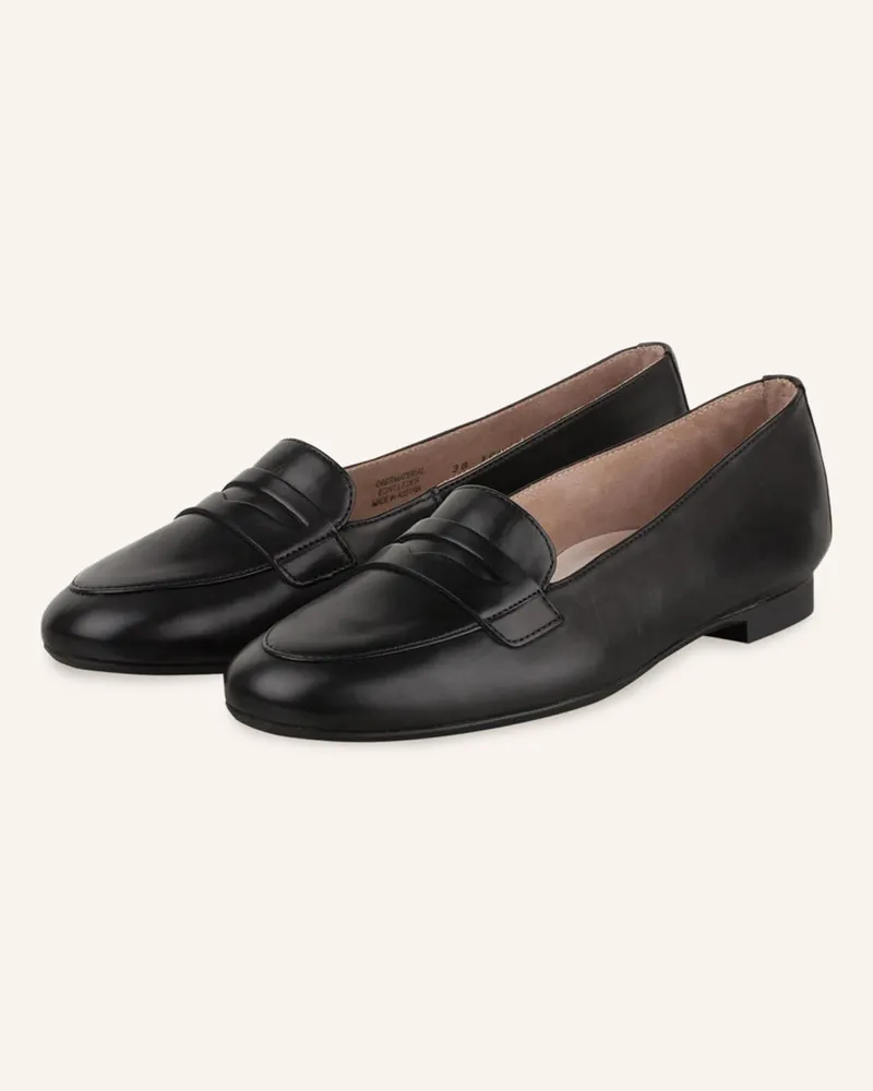 paul green Penny-Loafer schwarz Schwarz