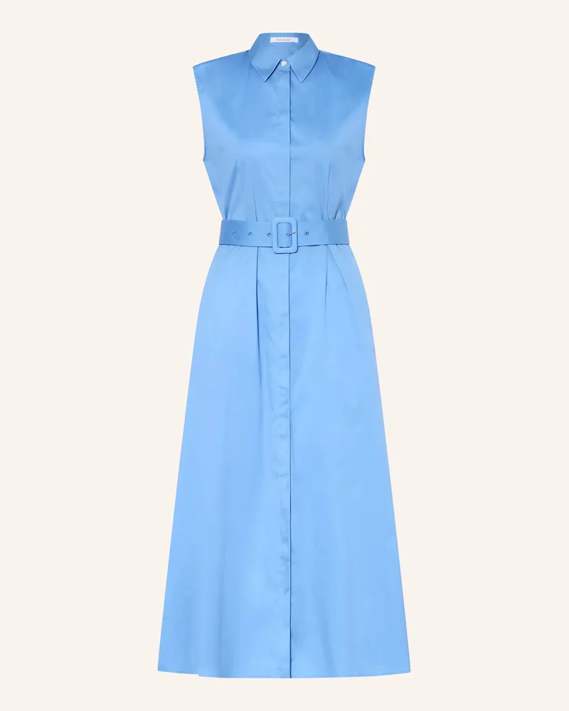 Soluzione Hemdblusenkleid blau Hellblau