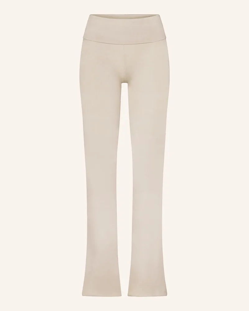 SKIMS Lounge-Hose Cotton Jersey grau Stone