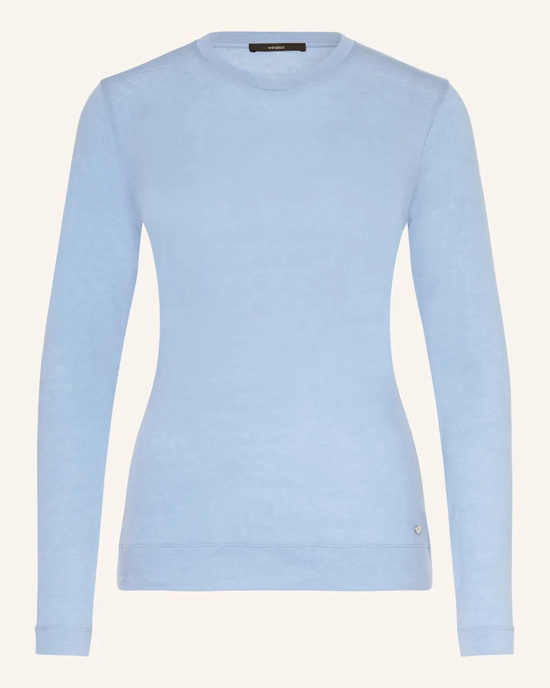 windsor. Longsleeve Hellblau