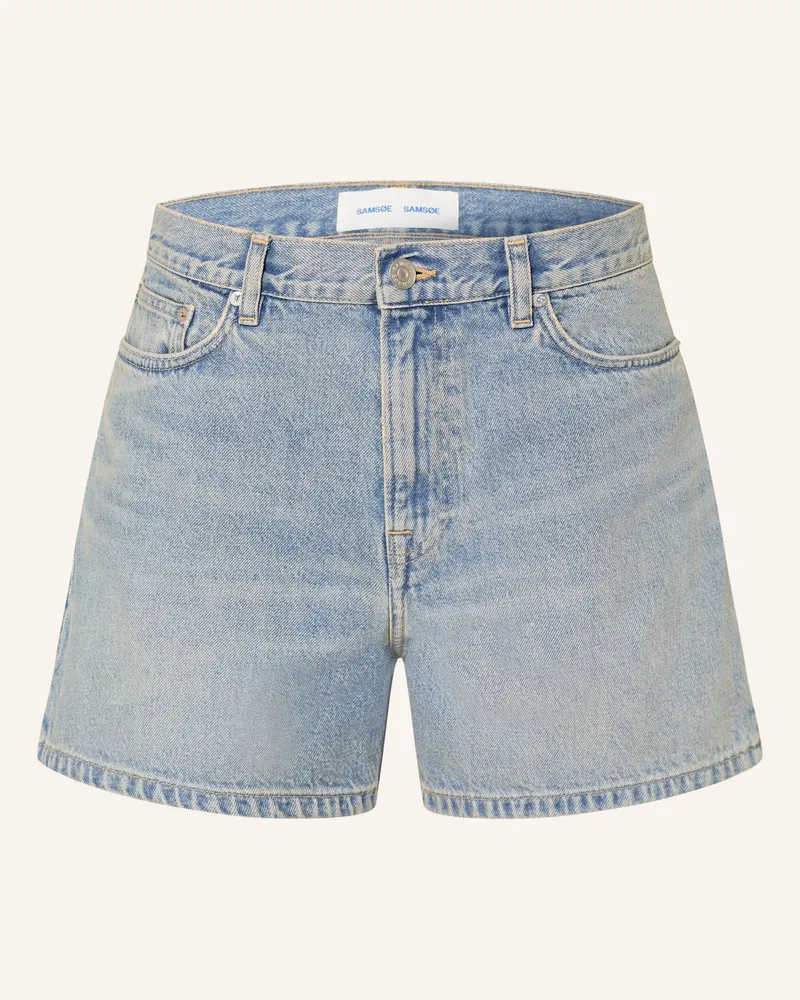 Samsøe & Samsøe Jeansshorts Samaggie blau Hellblau