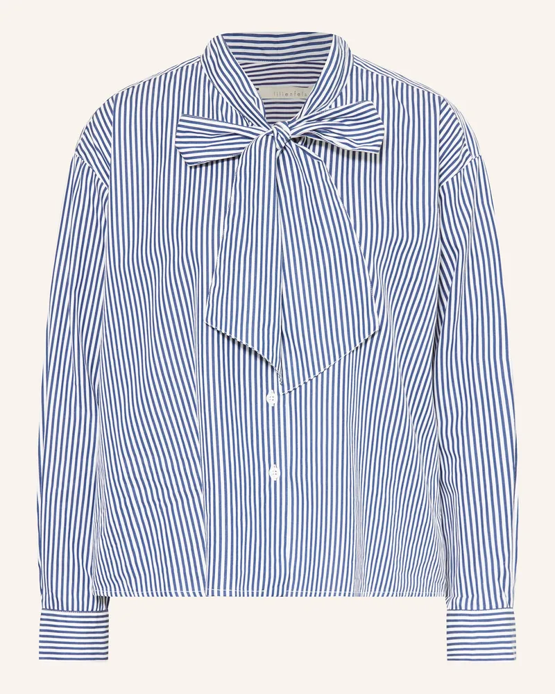 lilienfels Schluppenbluse Blau