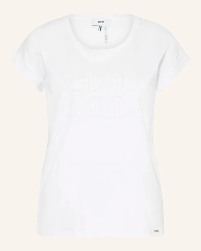 cinque T-Shirt Ciricamo weiss Weiss