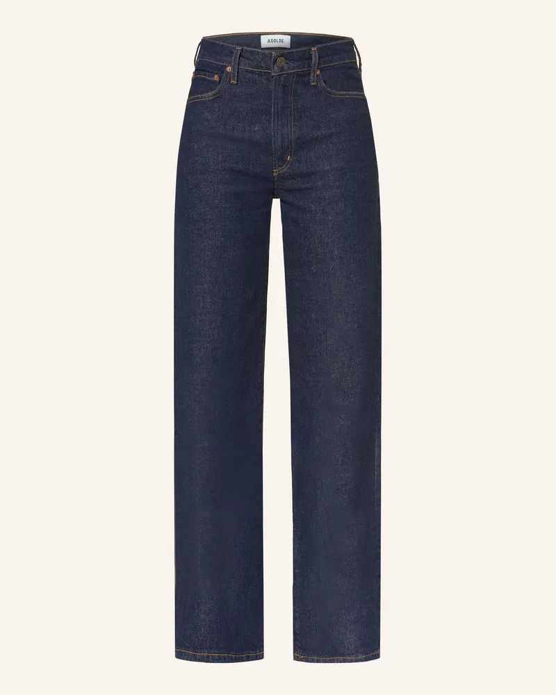 AGOLDE Straight Jeans Harper blau Reissue
