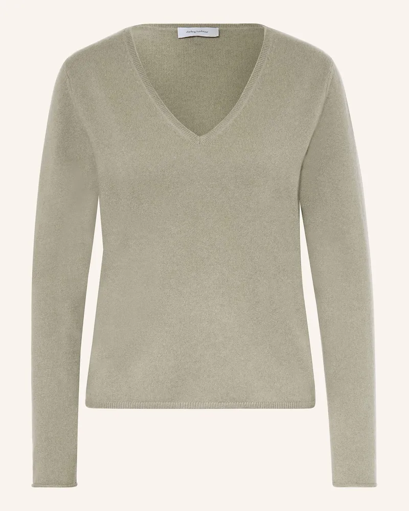 Darling Harbour Cashmere-Pullover gruen Salbei