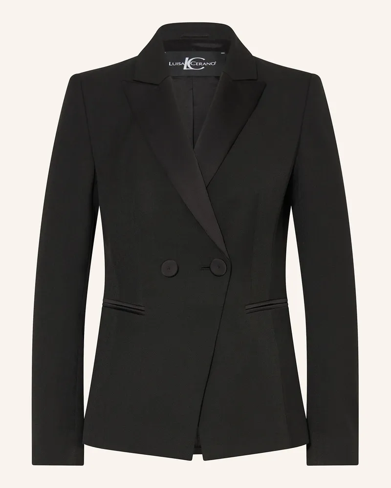 Luisa Cerano Blazer schwarz Schwarz