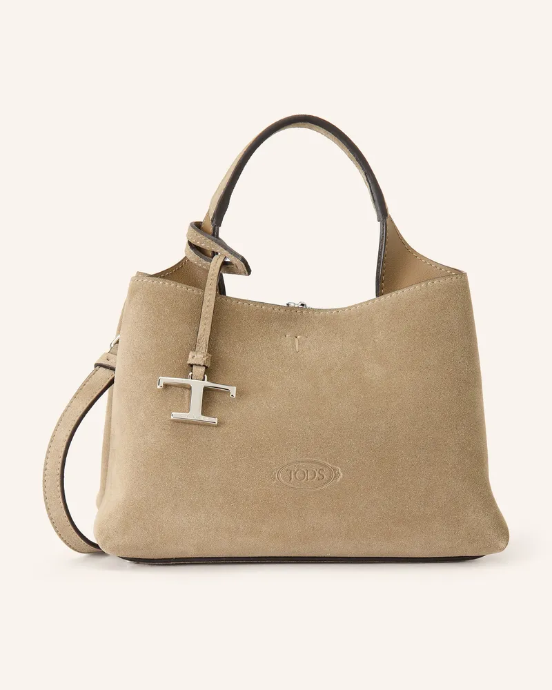 TOD'S Handtasche braun Taupe