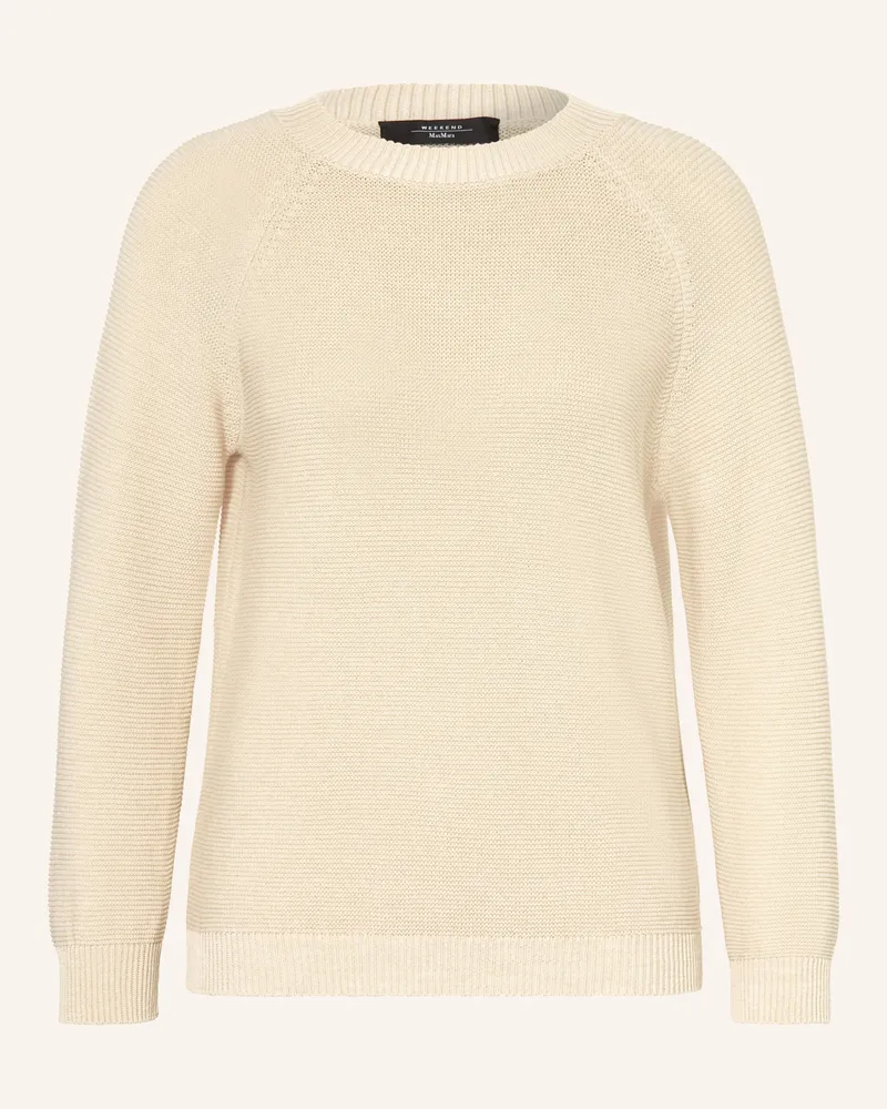 Max Mara Pullover Aere weiss Beige