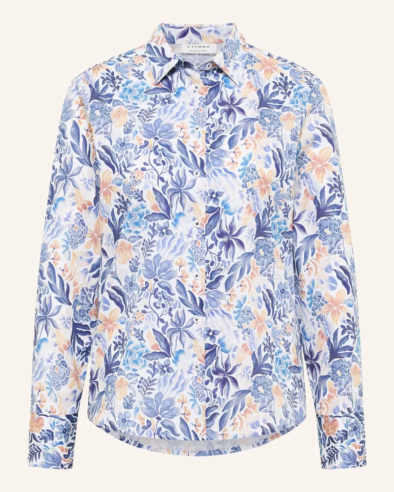 Eterna Hemdbluse Blau