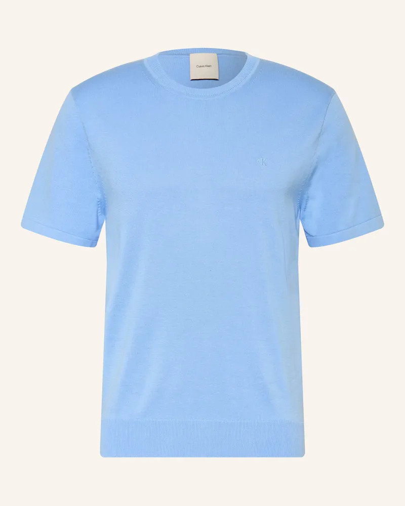 Calvin Klein Strickshirt blau Hellblau