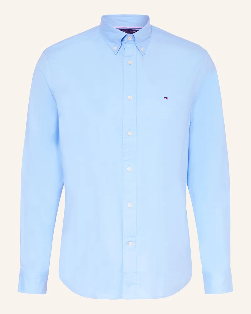Tommy Hilfiger Flanellhemd Regular Fit Hellblau
