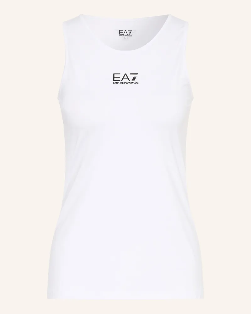EA7 Tanktop weiss Weiss